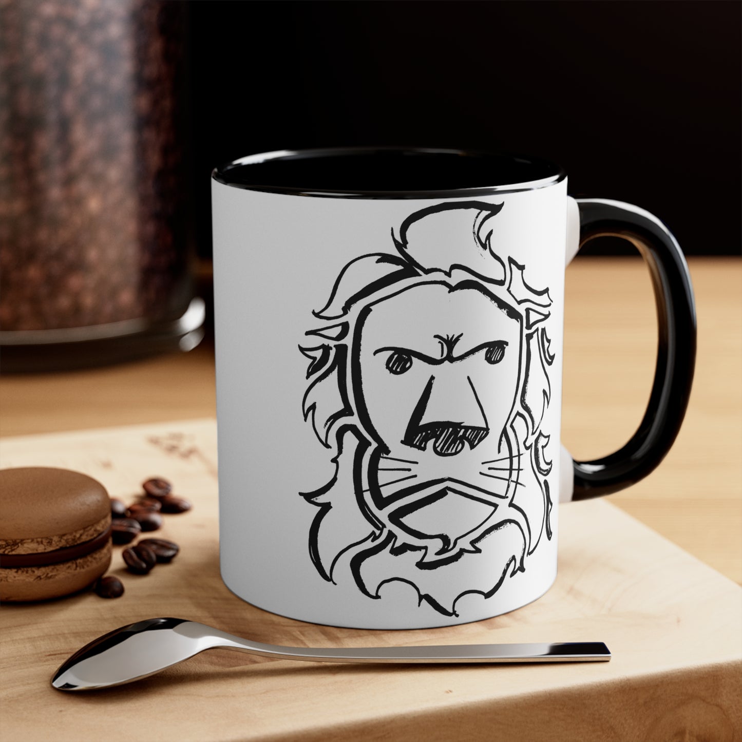 Majestic Lion Accent Mug
