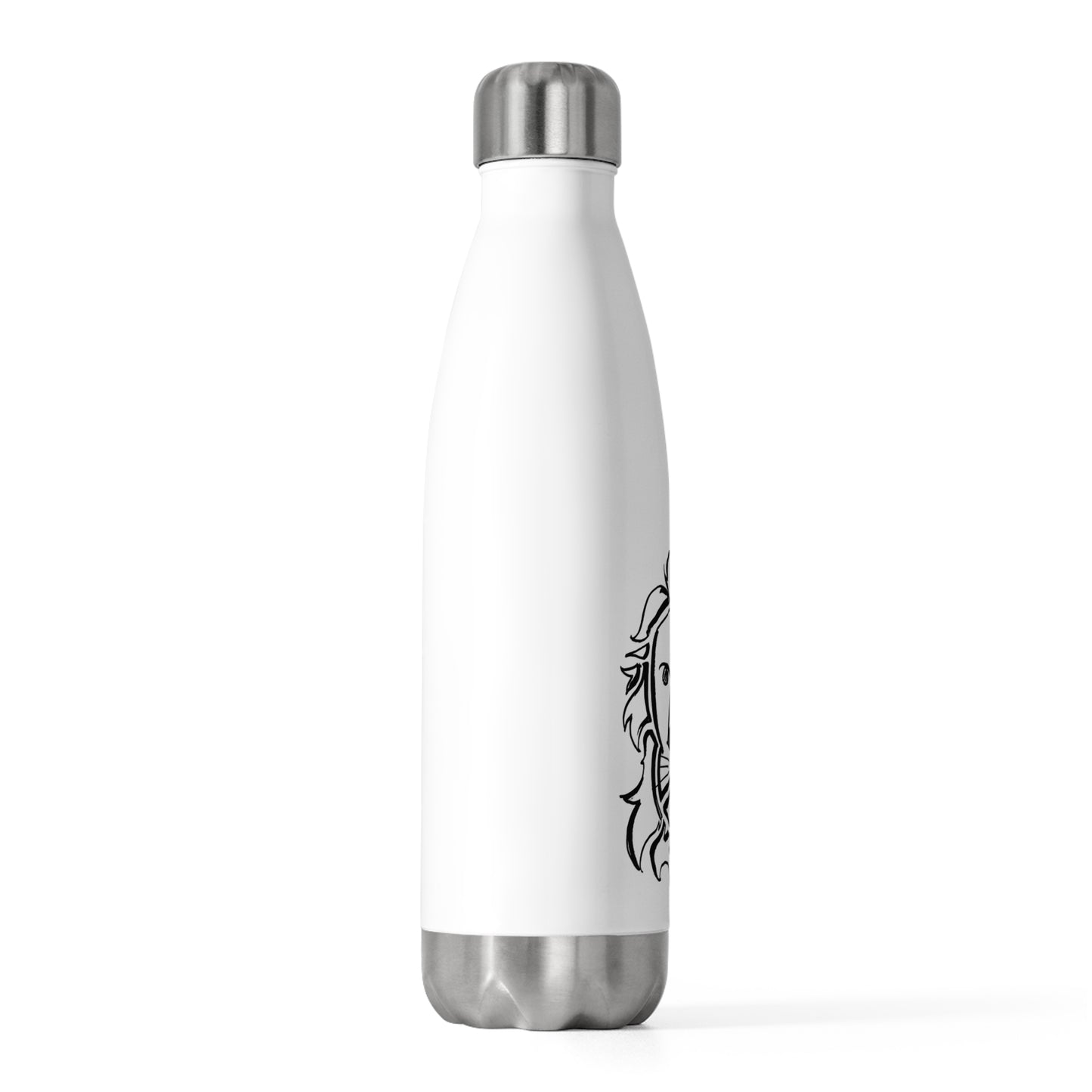 Lion Design 20oz Insulated Water Bottle - Perfect for Adventure Lovers