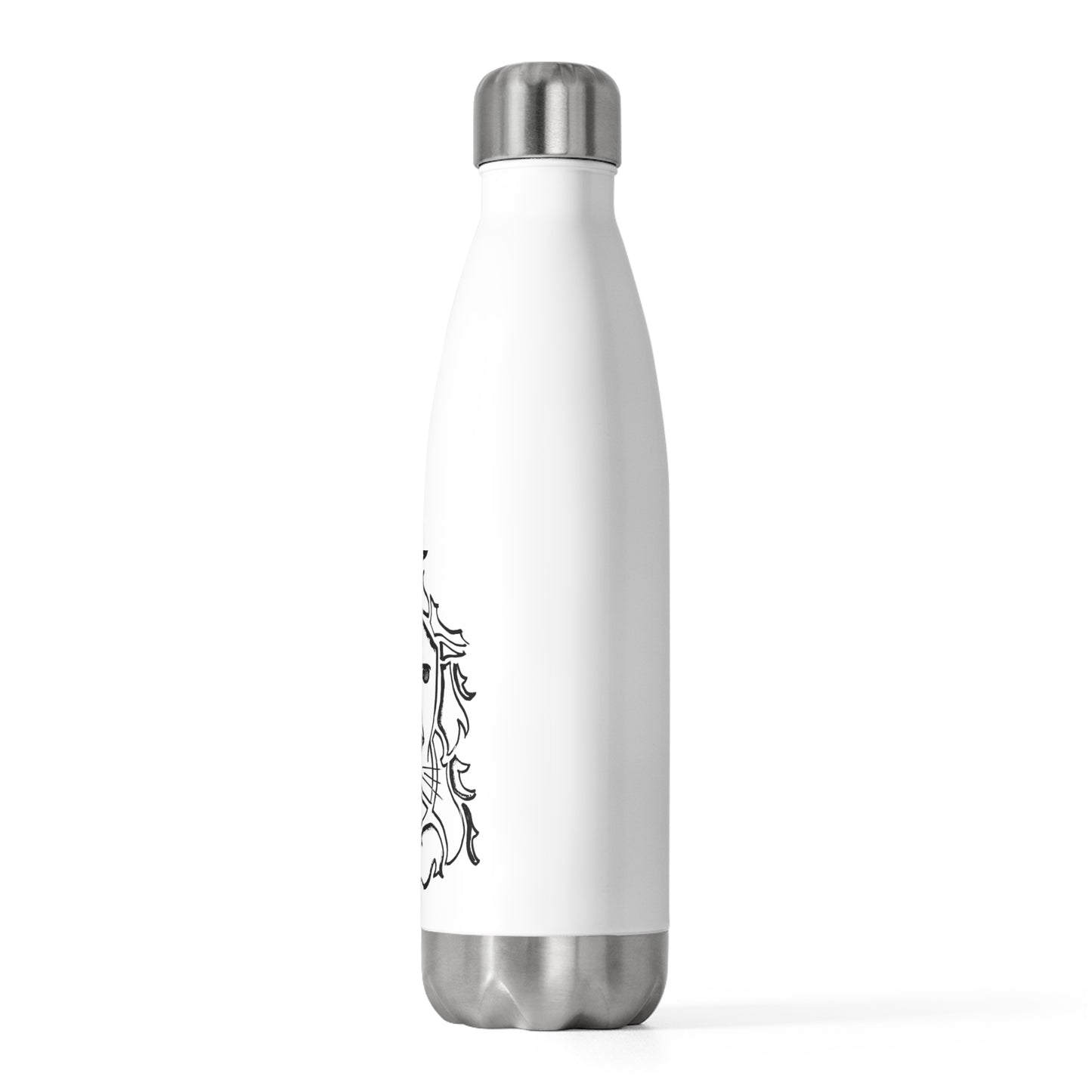 Lion Design 20oz Insulated Water Bottle - Perfect for Adventure Lovers