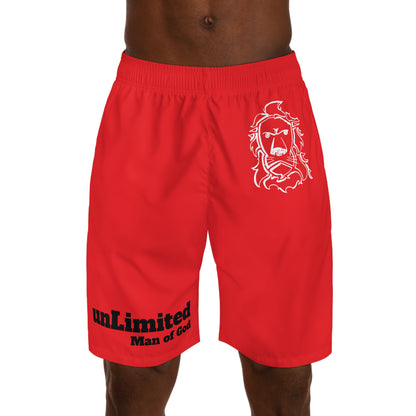 Men's AOP Jogger Shorts - Unlimited Man of God